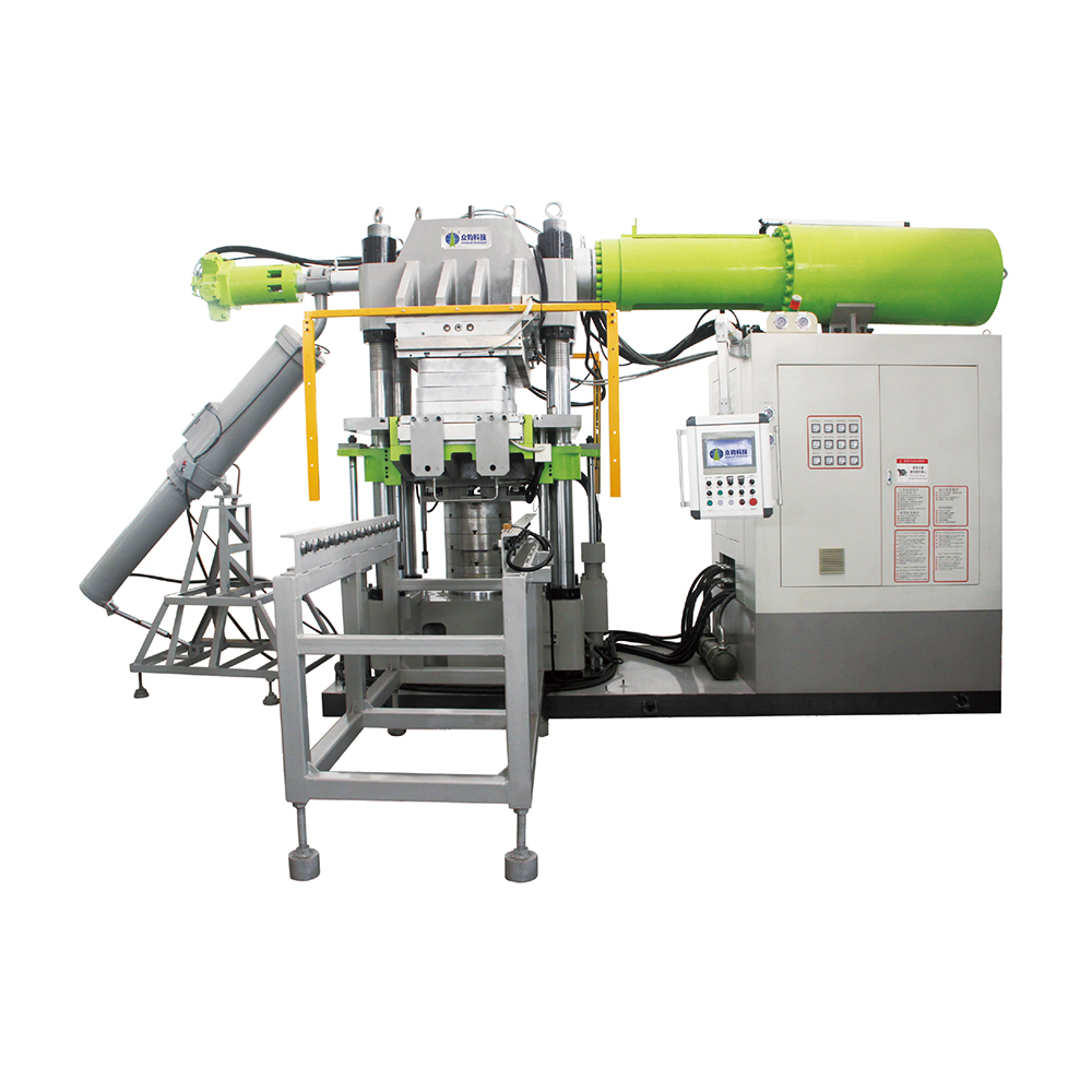 Composite silicone (horizontal first-in later-out) injection molding machine