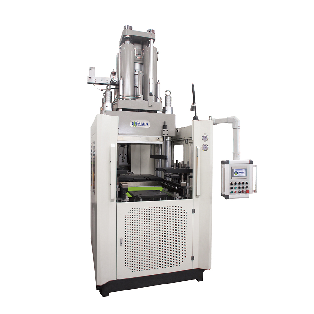 Rubber(vertical first-in first-out) injection molding machine